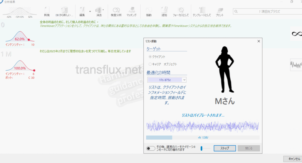 タイムウェーバー(TimeWaver)でリスト分析②「望む状態(Desired State)」で量子場/情報場の未来予測・願望の状態把握！