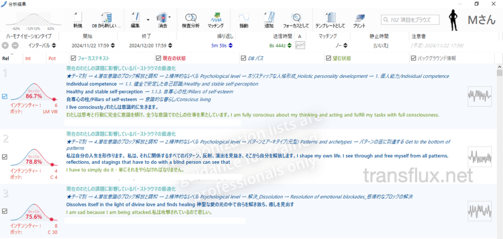 タイムウェーバー(TimeWaver)で未来・過去の特定と分析、波動調整[タイムライン]
